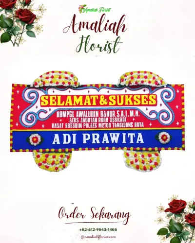 Karangan Bunga Ucapan Selamat di Jumoyo