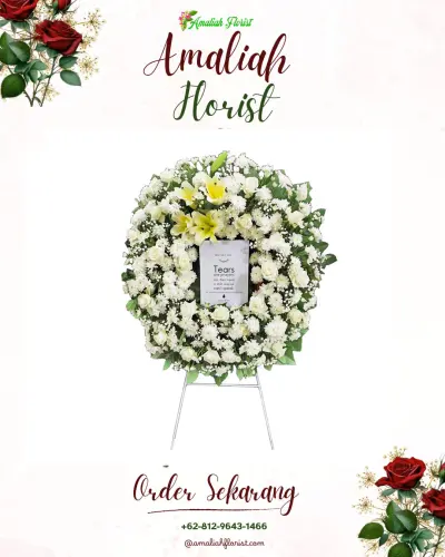 Krans Bunga Duka Cita di Jumoyo