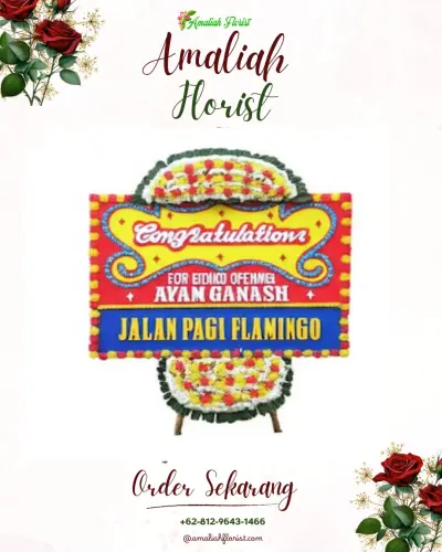 Bunga Papan Congratulation di Jumoyo
